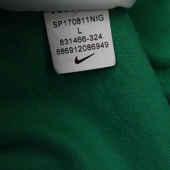 Nike Roger Federer Shirt Mens Large Green "RF" V-Neck Tennis S/S Athletic Cut - Picture 9 of 13